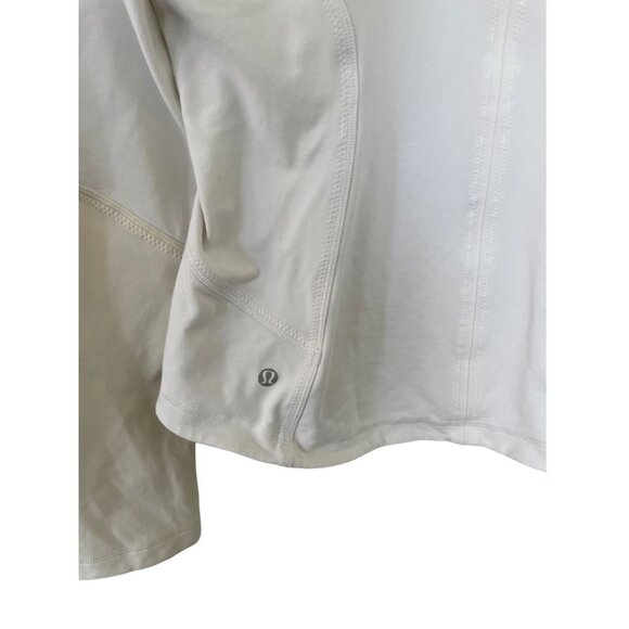Lululemon Forme Jacket Women's Size 12 White Polar Cream - Picture 7 of 8